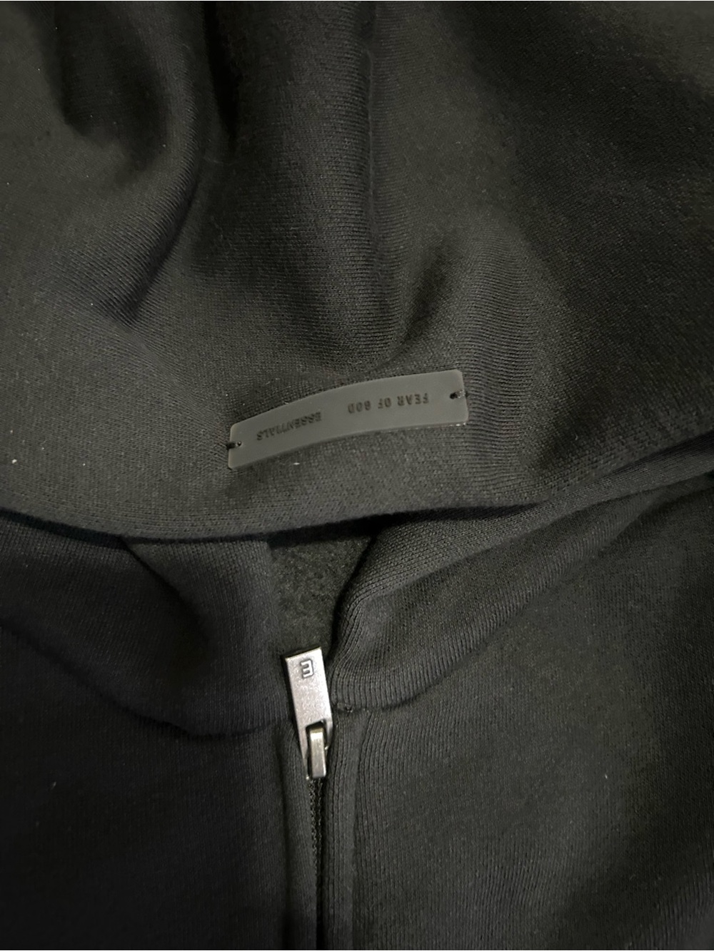 Essentials zip up sweater size L - Picture 5 of 9